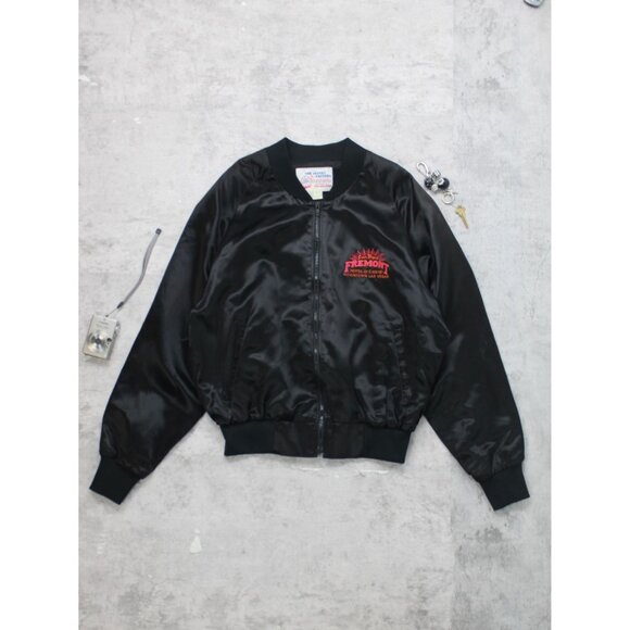 Vintage 80s Sam Boyd’s Fremont Hotel Las Vegas Bomber Jacket - Picture 1 of 5
